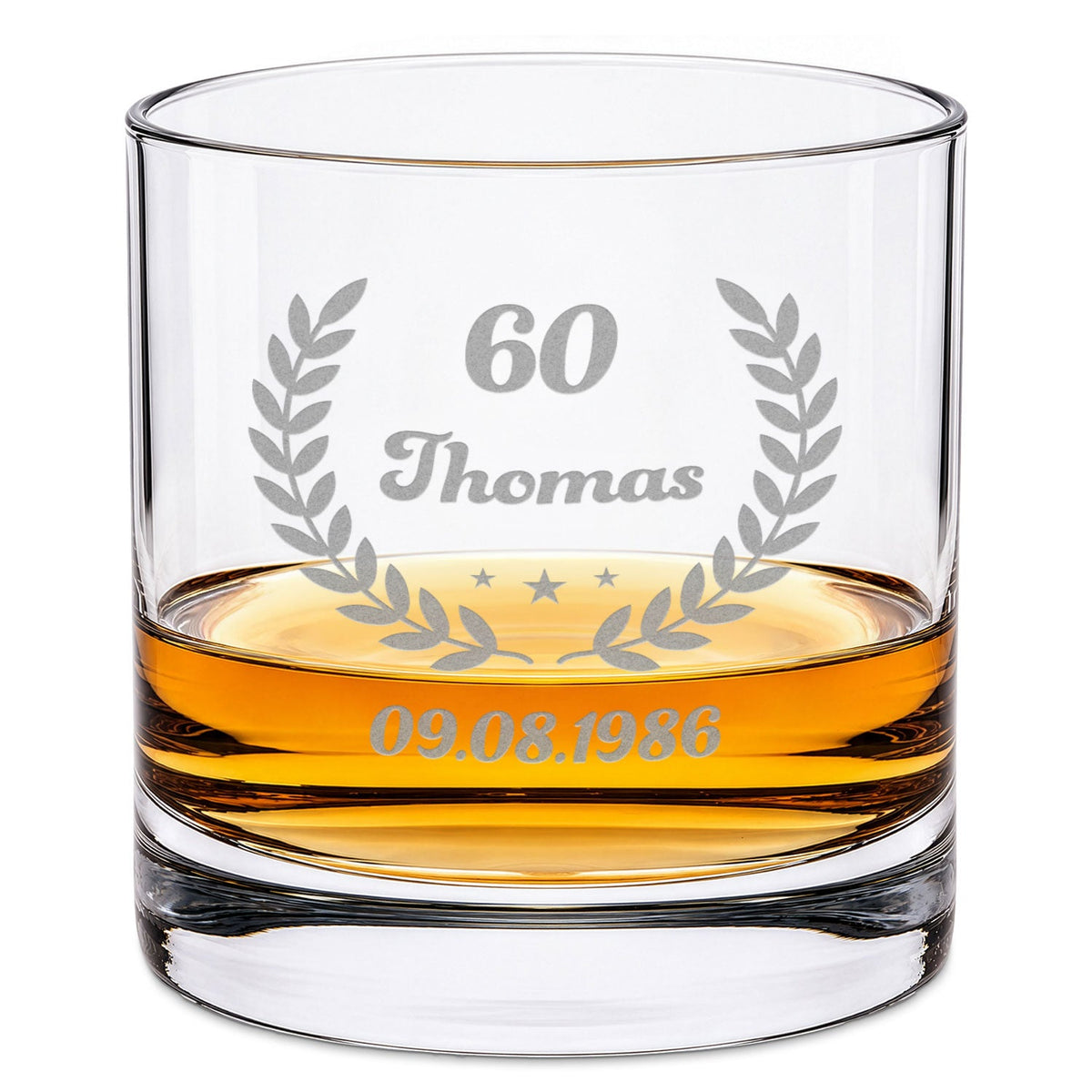 Leonardo Whiskyglas mit Gravur "Geburtstagskranz"