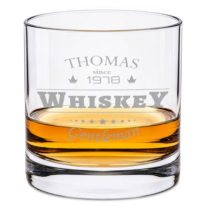 Leonardo Whiskyglas Gentleman Whisky mit Gravur