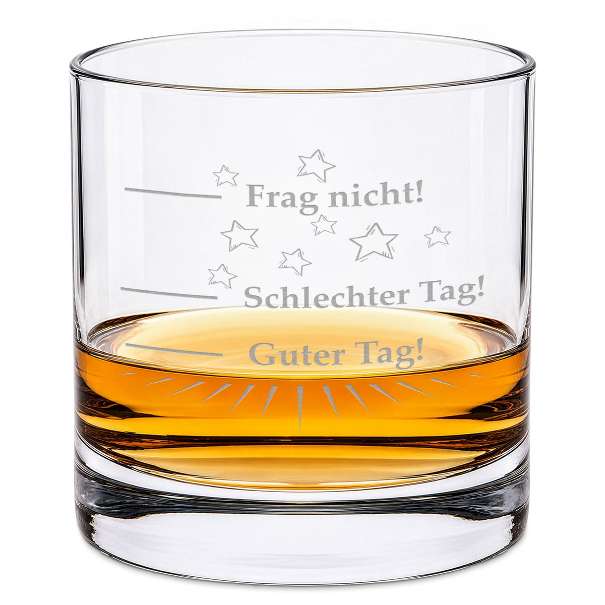 Leonardo Whiskyglas "Schlechter Tag, Guter Tag, Frag nicht!"