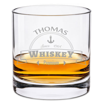 Leonardo Whiskyglas mit Gravur "Heimathafen"