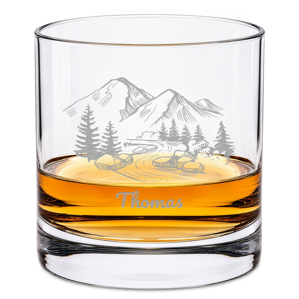 Leonardo Whiskyglas mit Gravur "Mountain"