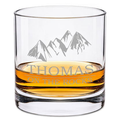 Leonardo Whiskyglas mit Gravur "on the Rocks"