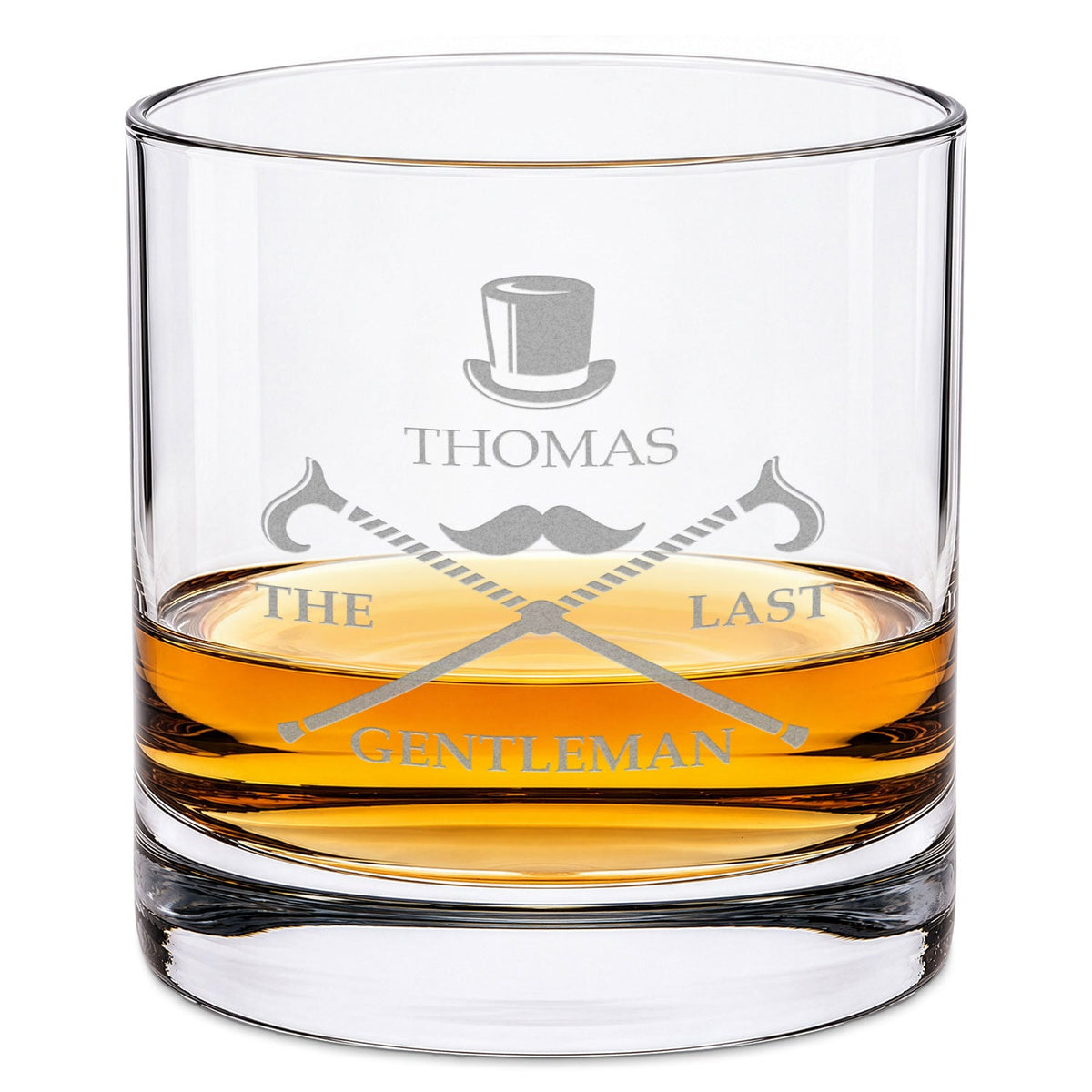 Leonardo Whiskyglas mit Gravur "The last Gentleman"