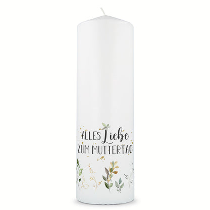 Große Kerze "Alles Liebe zum Muttertag"