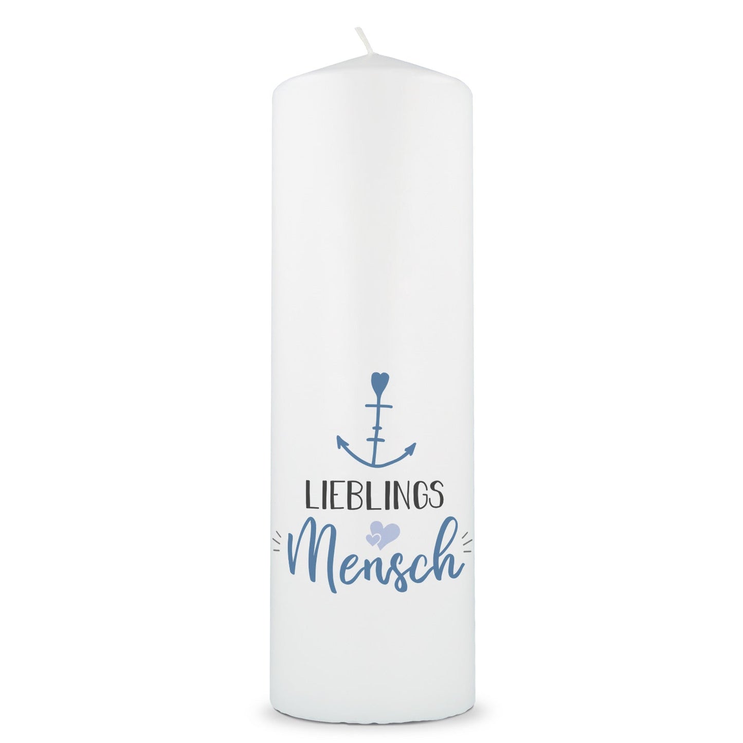 Große Kerze "Lieblingsmensch Anker"