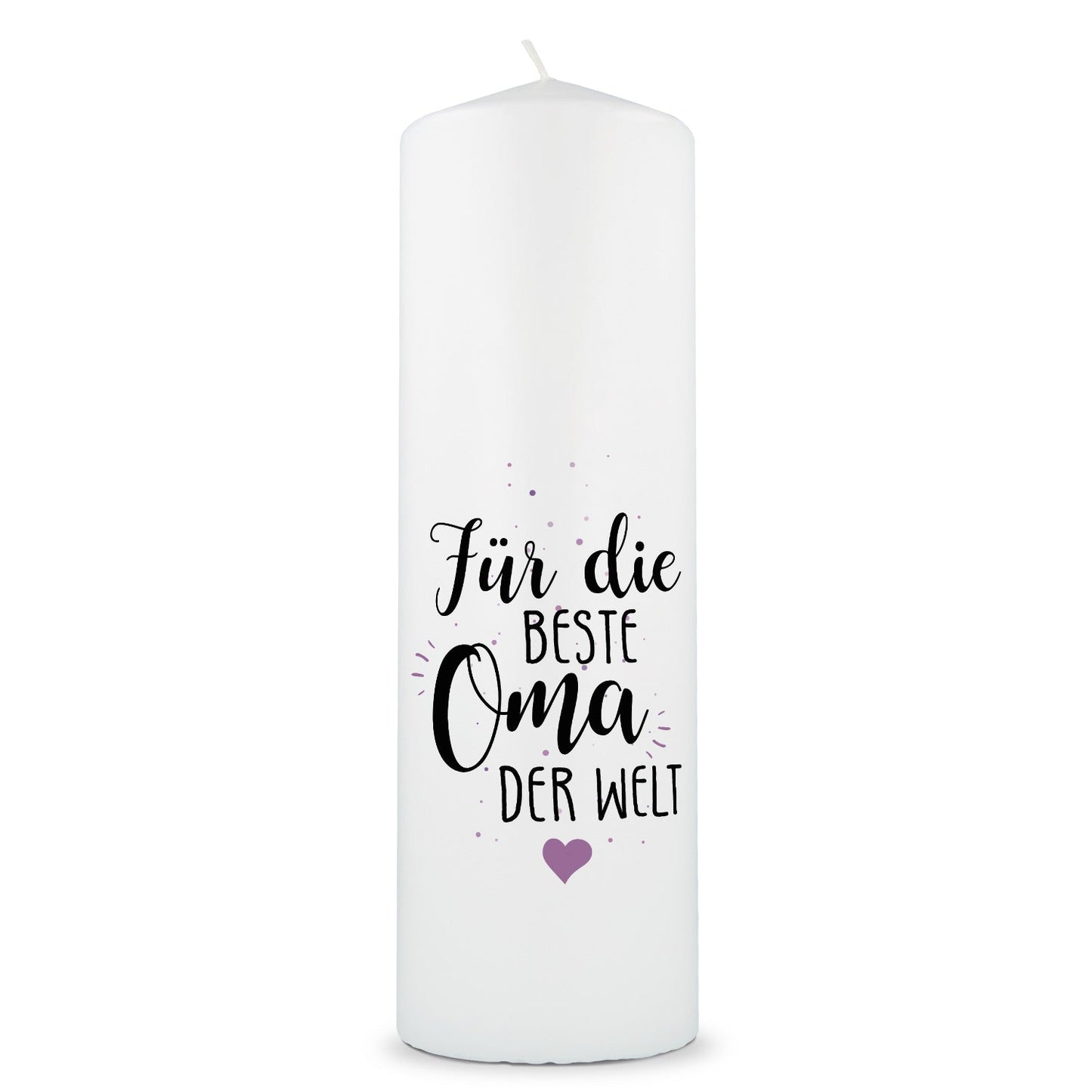 Große Kerze "Für die beste Oma / den besten Opa der Welt"