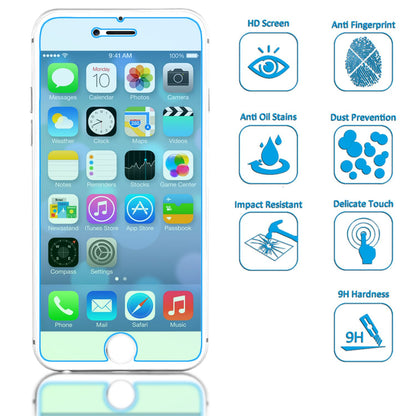 NALIA Schutzglas kompatibel mit iPhone 8 Plus / 7 Plus, 9H Glas-Schutzfolie Display-Abdeckung Hüllen-Kompatibel, Handy-Folie Schutz-Film Glasfolie, HD Screen Protector Tempered Glass - Transparent