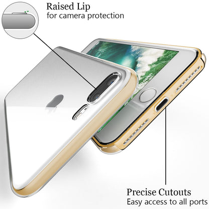 NALIA 360° Hülle für iPhone 7 Plus / 8 Plus – Vorne & Hinten Schutz – 360GUARD (Full-Body Case) – Marke aus Berlin
