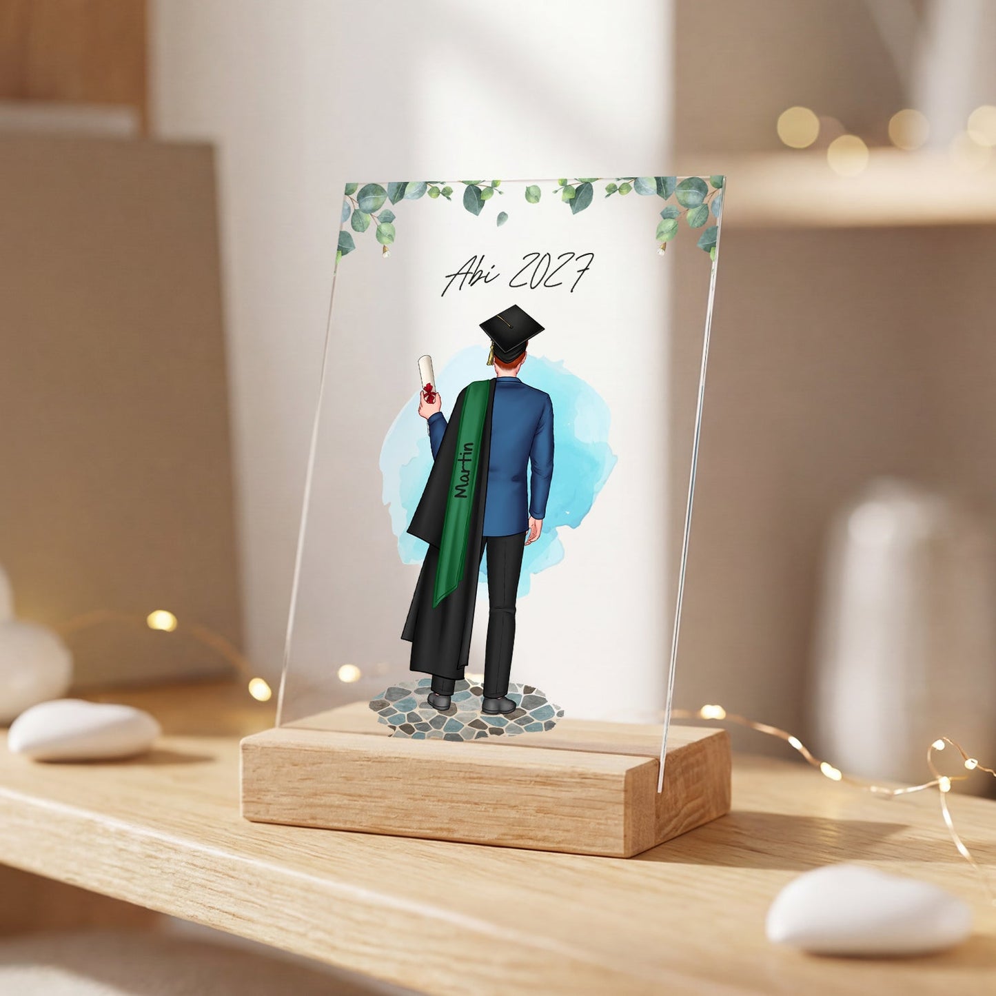 Acrylglas mit Konfiguration - Schulabschluss Bachelor/Master
