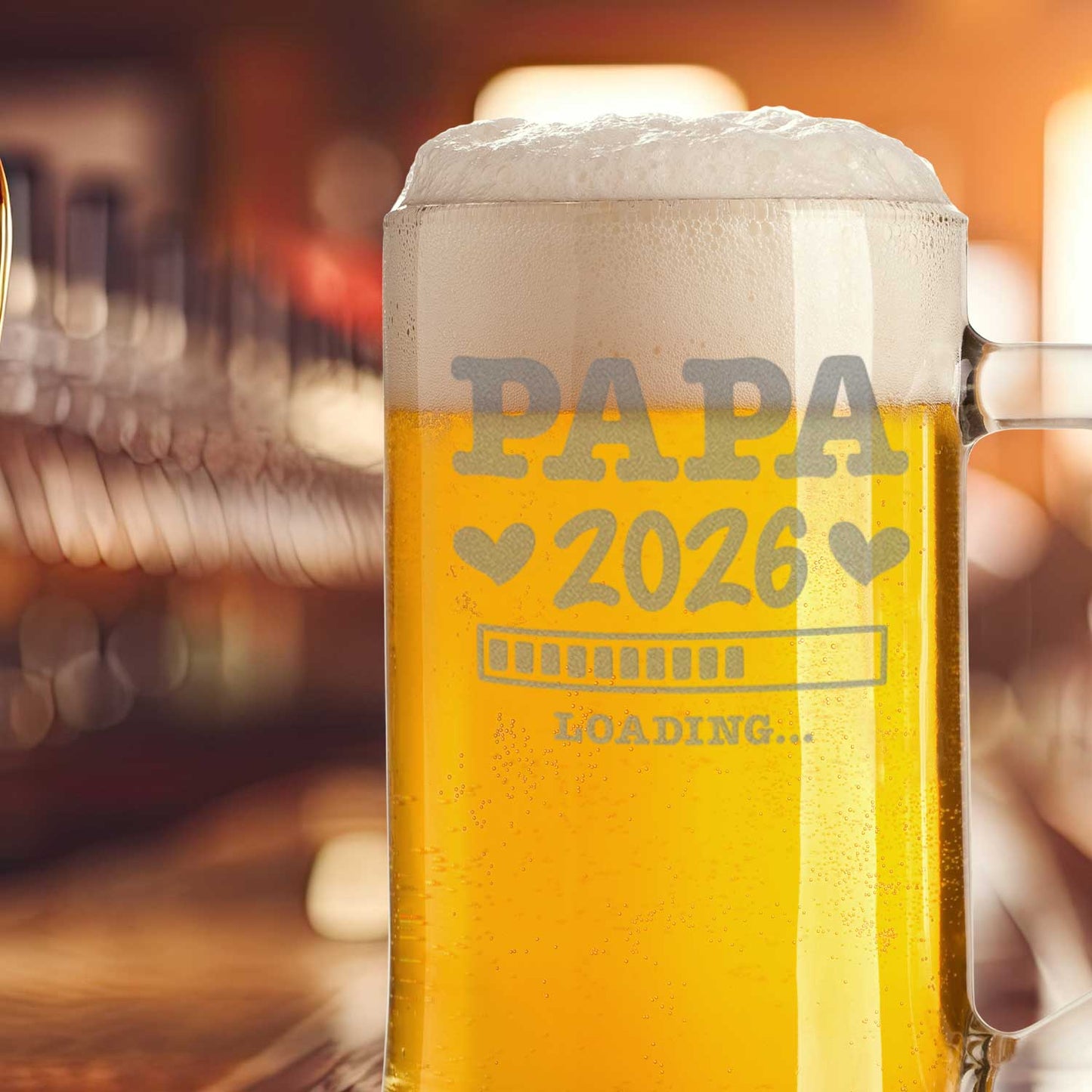 Montana Bierkrug mit Gravur "Papa Loading"