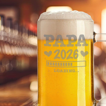 Montana Bierkrug mit Gravur "Papa Loading"