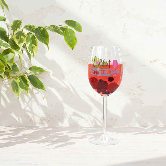 Leonardo Weinglas mit Gravur - "Lillet Spritztour"