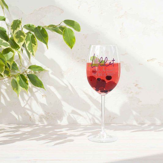 Leonardo Weinglas mit Gravur - "Lillet ist die Antwort"