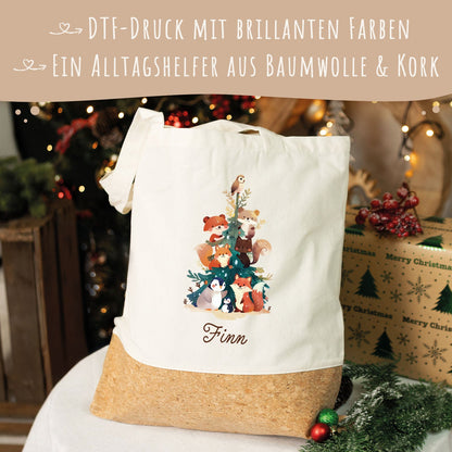 Einkaufstasche Kork - Tannenbaum