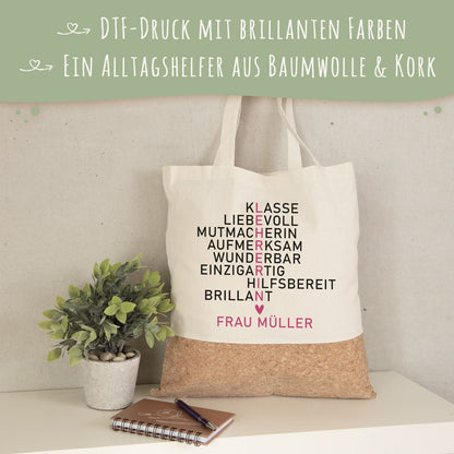 Einkaufstasche Kork - Wortspiel