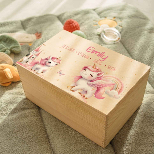 Erinnerungskiste für Kinder mit UV-Druck - Pegasus