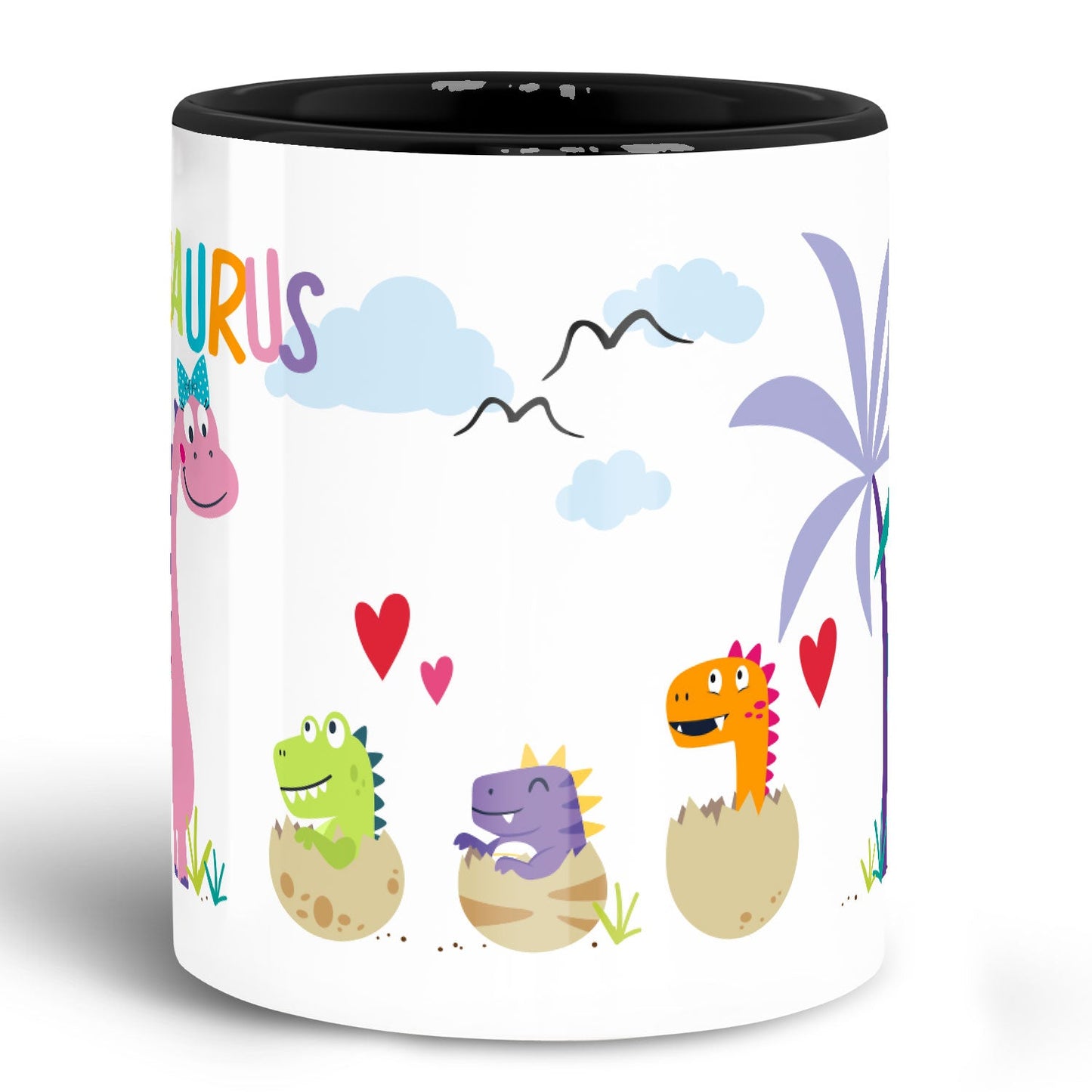 Bedruckte Tasse mit Spruch "Erziehersaurus"