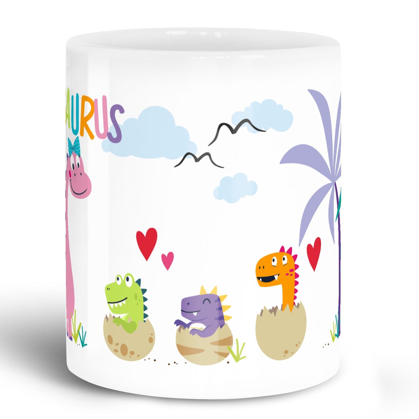 Bedruckte Tasse mit Spruch "Erziehersaurus"