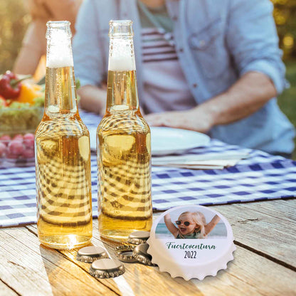 Flaschenöffner mit UV Druck - Foto Motiv - Personalisiert mit eigenem Bild und Text