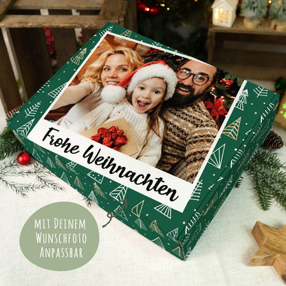 Personalisierte DIY Geschenkbox mit Retro Foto Design