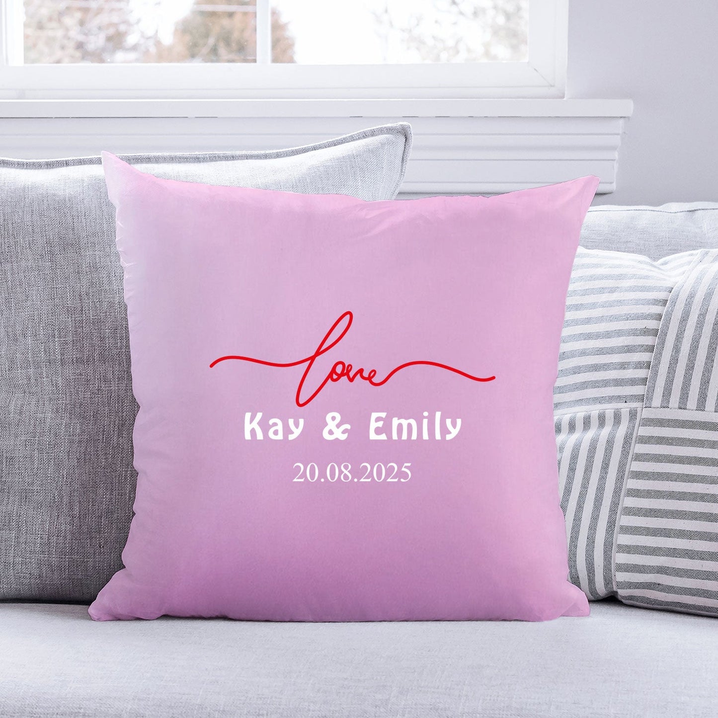 Personalisiertes Kissen mit Motiv - Simple Love