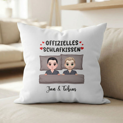Personalisiertes Kissen mit Motiv - Offizielles Schlafkissen