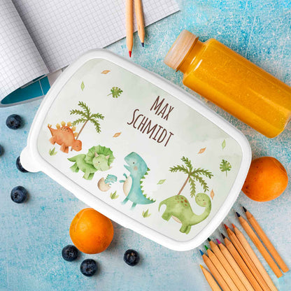 Bedruckte Lunchbox für Kinder - Dinos