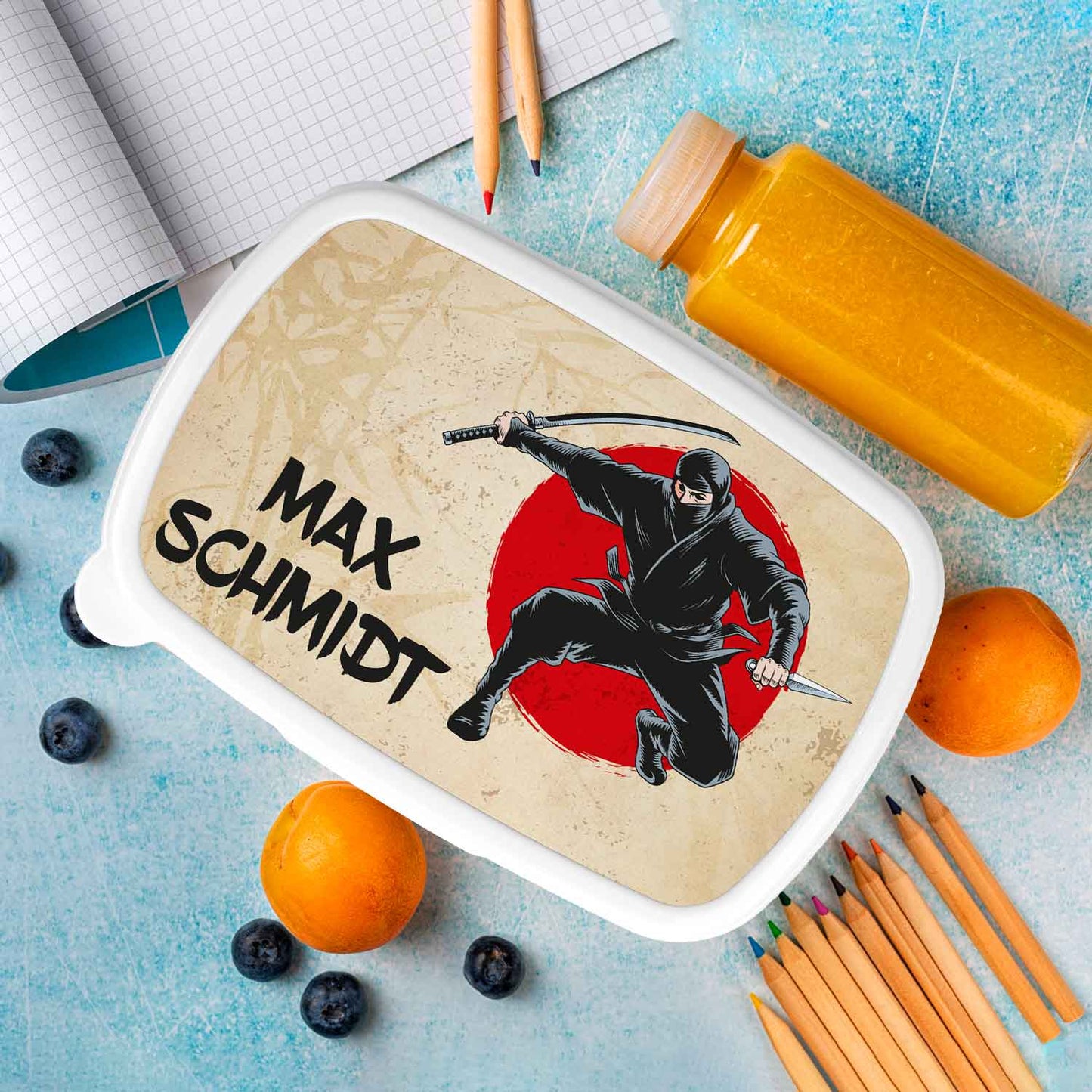 Bedruckte Lunchbox für Kinder - Ninja