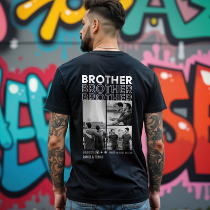 Personalisiertes Oversized T-Shirt - Brother