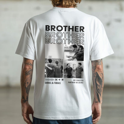 Personalisiertes Oversized T-Shirt - Brother