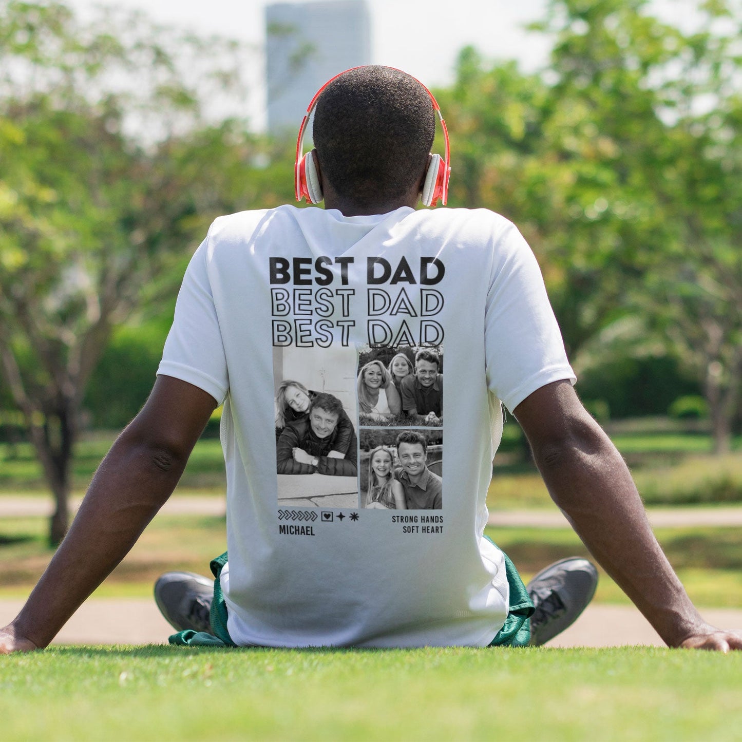 Personalisiertes Oversized T-Shirt - Dad
