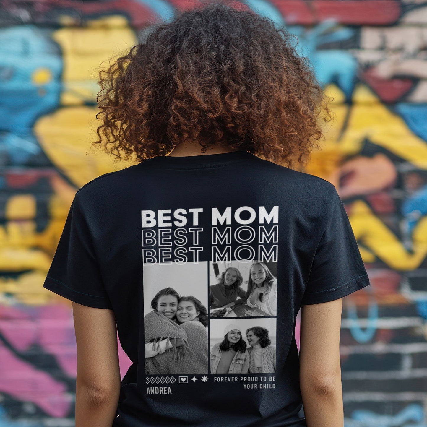 Personalisiertes Oversized T-Shirt - Mom