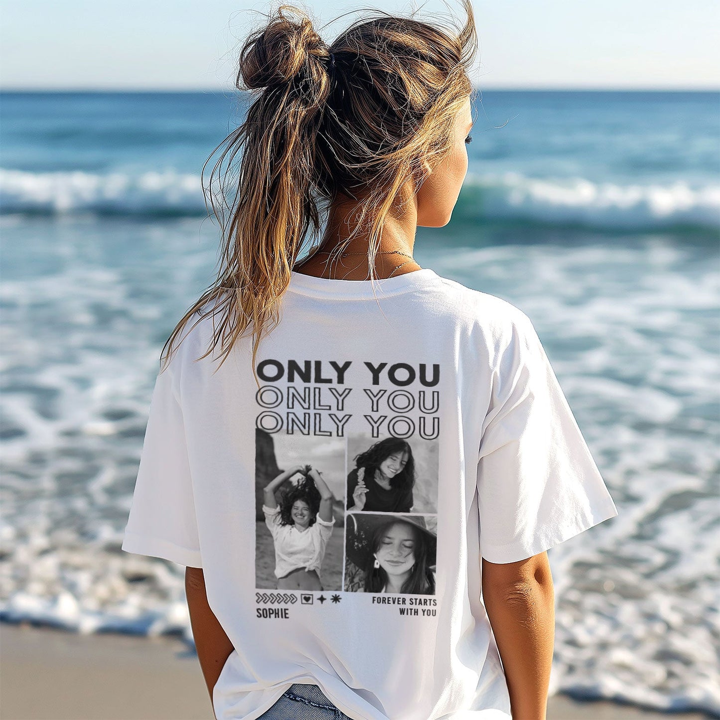 Personalisiertes Oversized T-Shirt - Only You