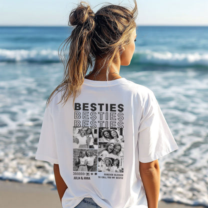 Personalisiertes Oversized T-Shirt - Besties