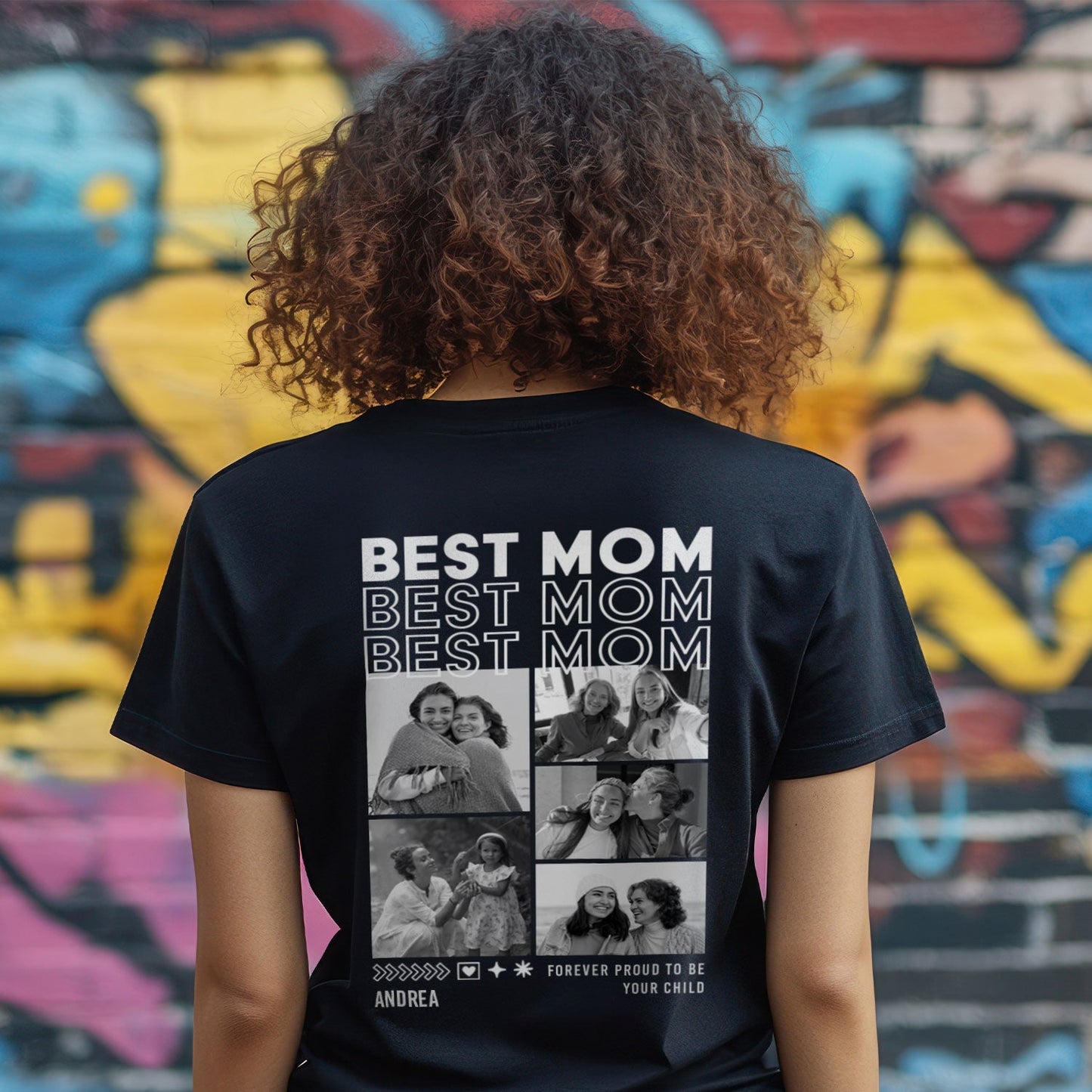 Personalisiertes Oversized T-Shirt - Mom