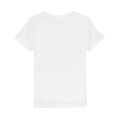 Bedrucktes T-Shirt für Kinder - Tschüss Kindergarten Regenbogen Lila
