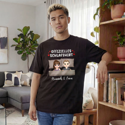 Personalisiertes Oversized T-Shirt - Offizielles Schlafshirt