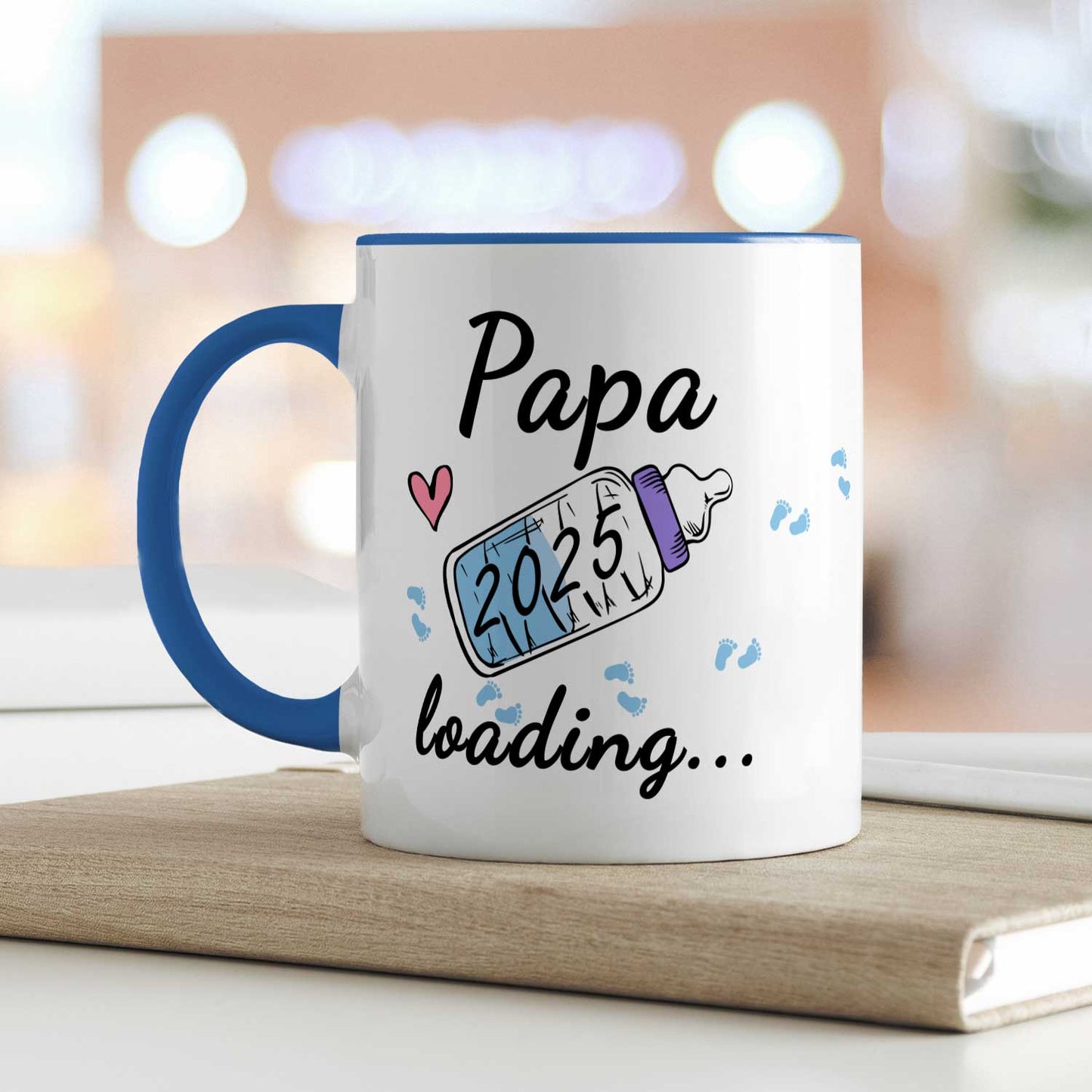 Bedruckte Tasse mit Spruch - Baby Loading in versch. Varianten