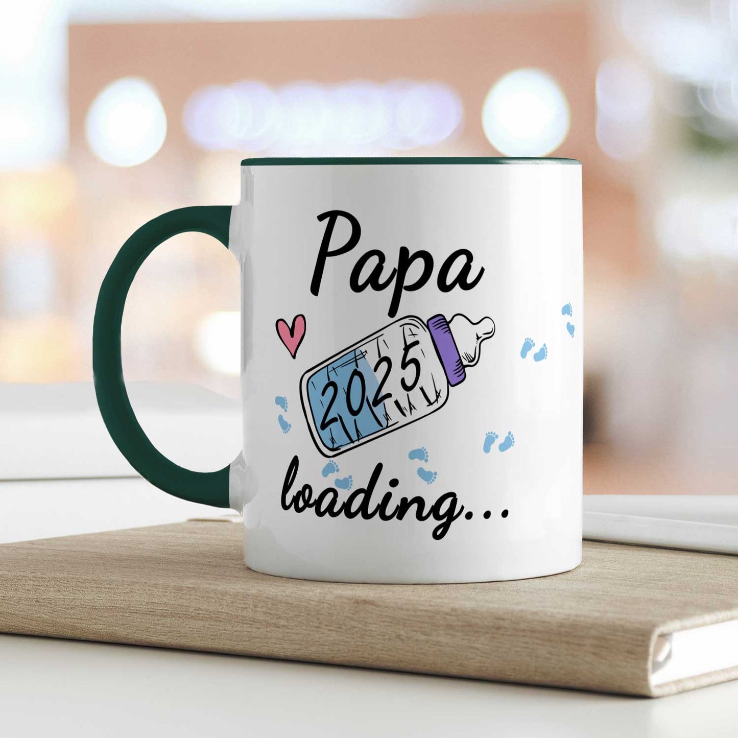 Bedruckte Tasse mit Spruch - Baby Loading in versch. Varianten