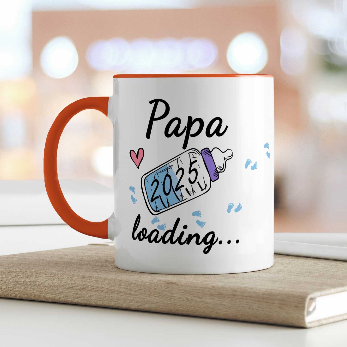 Bedruckte Tasse mit Spruch - Baby Loading in versch. Varianten