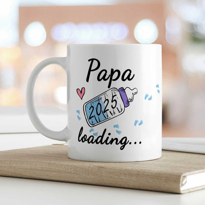 Bedruckte Tasse mit Spruch - Baby Loading in versch. Varianten