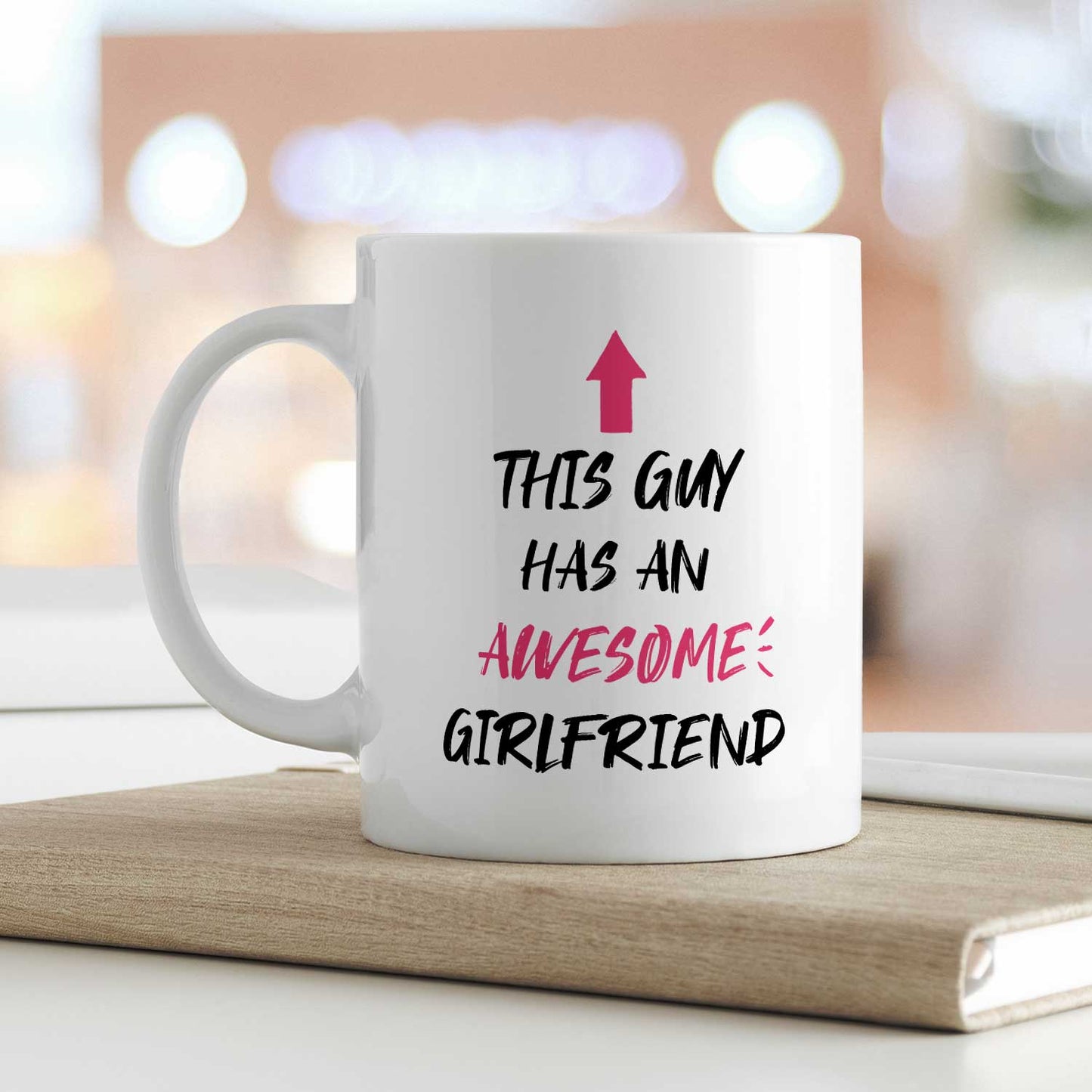Bedruckte Tasse mit Spruch - Awesome Girlfriend