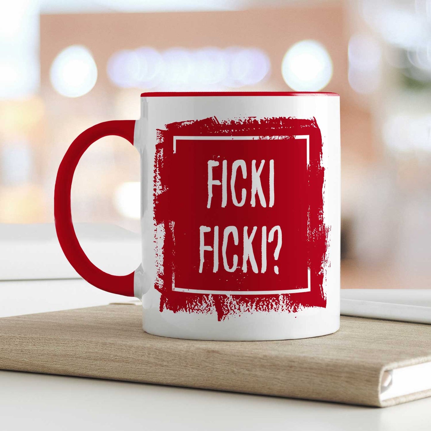 Bedruckte Tasse mit Spruch - Ficki Ficki?