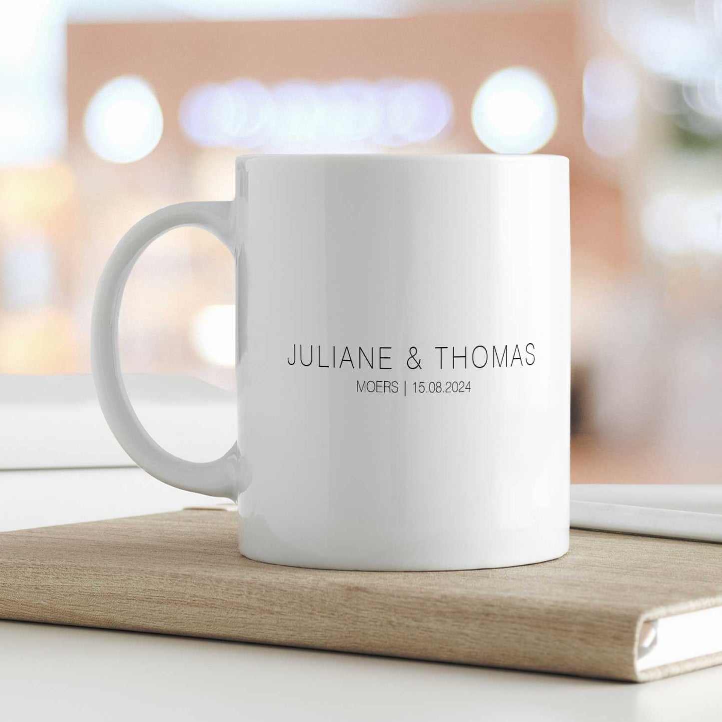 Bedruckte Tasse mit "Wo alles begann" Motiv - Personalisiertes Geschenk mit Wunschkoordinaten