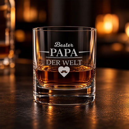 Leonardo Whiskyglas mit Gravur "Bester Papa der Welt"