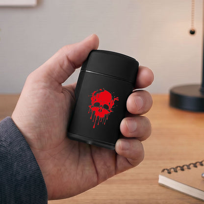 Elektrisches Feuerzeug - Jet Flamme - Nachfüllbar - Skull Design