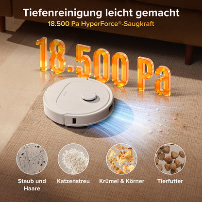 Roborock Qrevo S Pro Saug- und Wischroboter – Saugkraft von 18.500 Pa und Multifunktions-Dockingstation