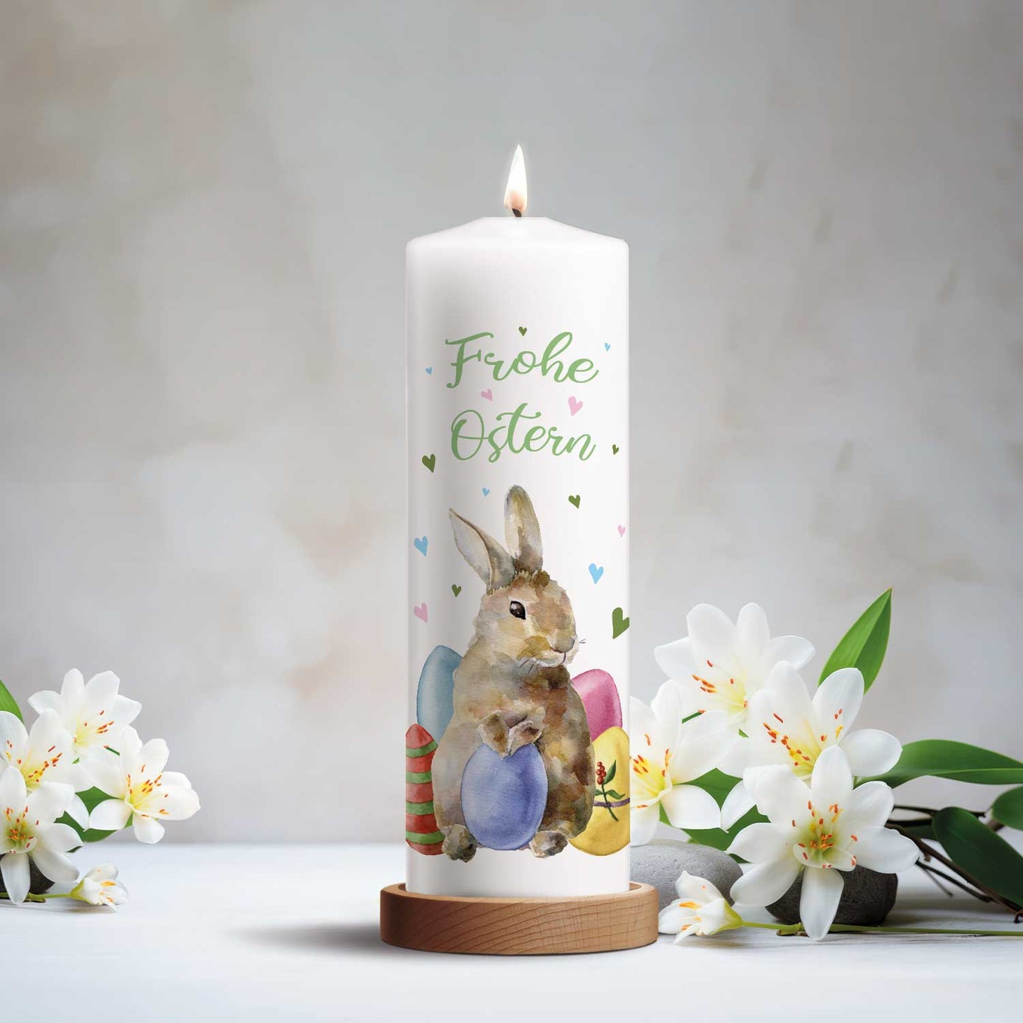 Große Kerze "Osterhase" zu Ostern