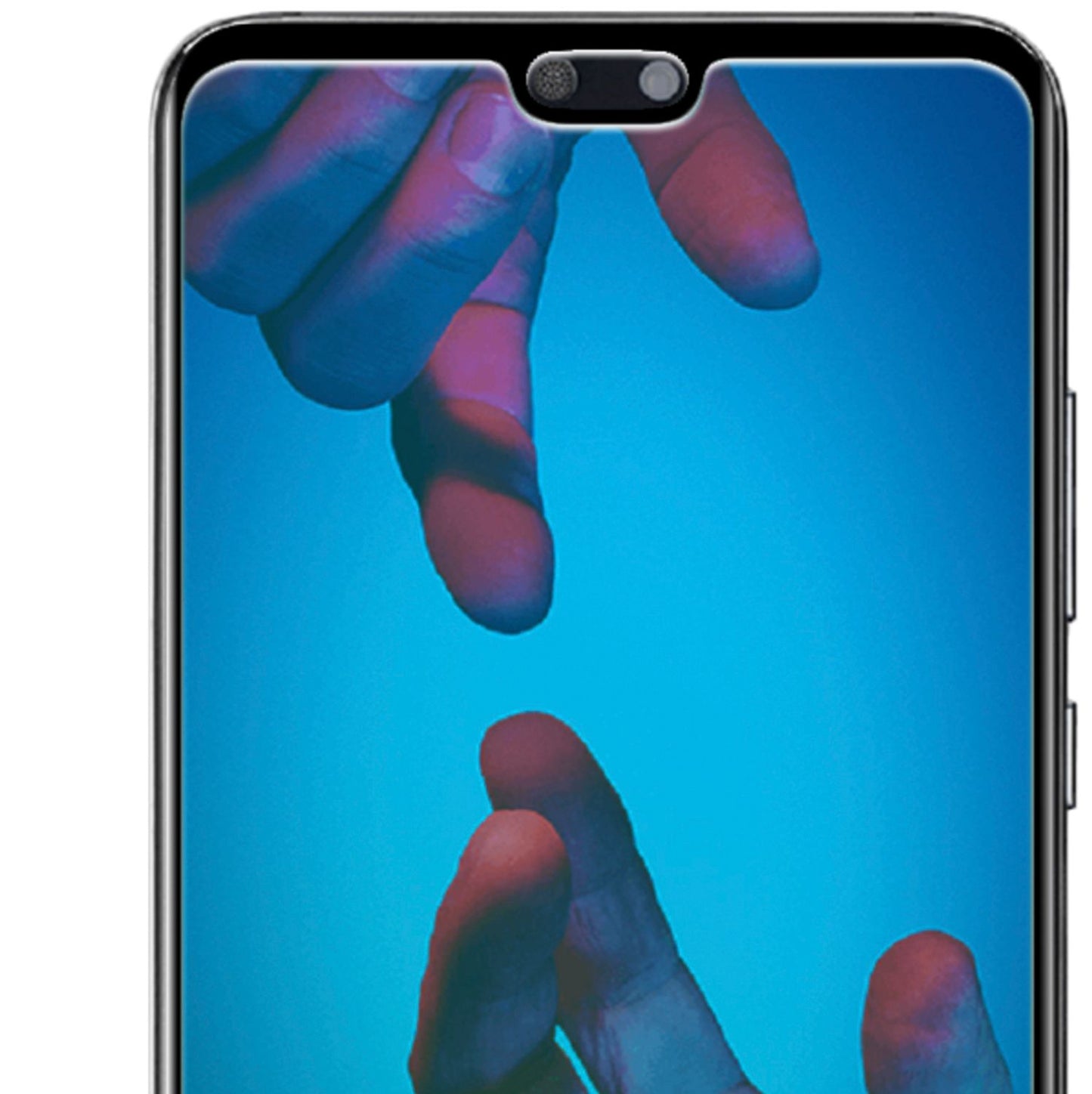 NALIA Schutzglas kompatibel mit Huawei P20 Pro, 3D Full-Cover Displayschutz Hüllen-Kompatibel, 9H gehärtete Glas-Schutzfolie Handy-Folie Schutz-Film, Clear HD Screen Protector - Transparent (schwarz)