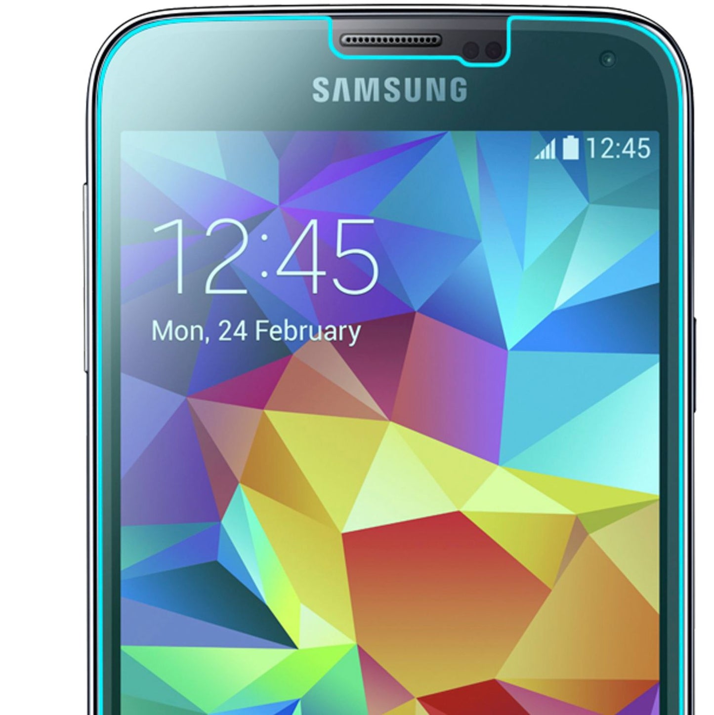 NALIA Schutzglas kompatibel mit Samsung Galaxy S5 / S5 Neo, Full-Cover Displayschutz Handy-Folie, 9H Härte Glas-Schutzfolie Bildschirm-Abdeckung, Schutz-Film Clear HD Screen Protector - Transparent